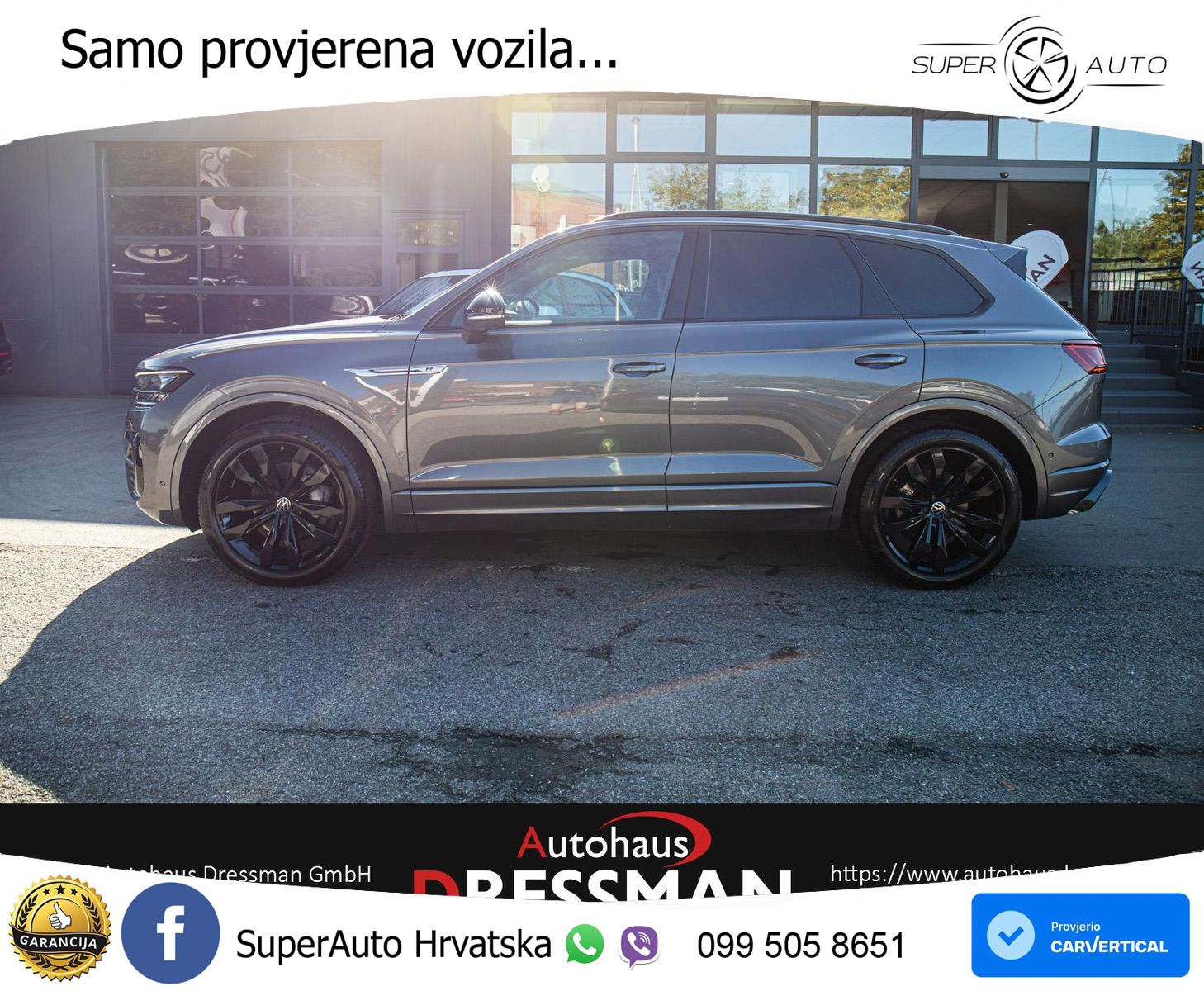 Volkswagen Touareg 3.0 V6 TDI (286 KS) 4MOTION Tiptronic R-Line ZRAČNI+ACC+GR SJED+KAM+PANO