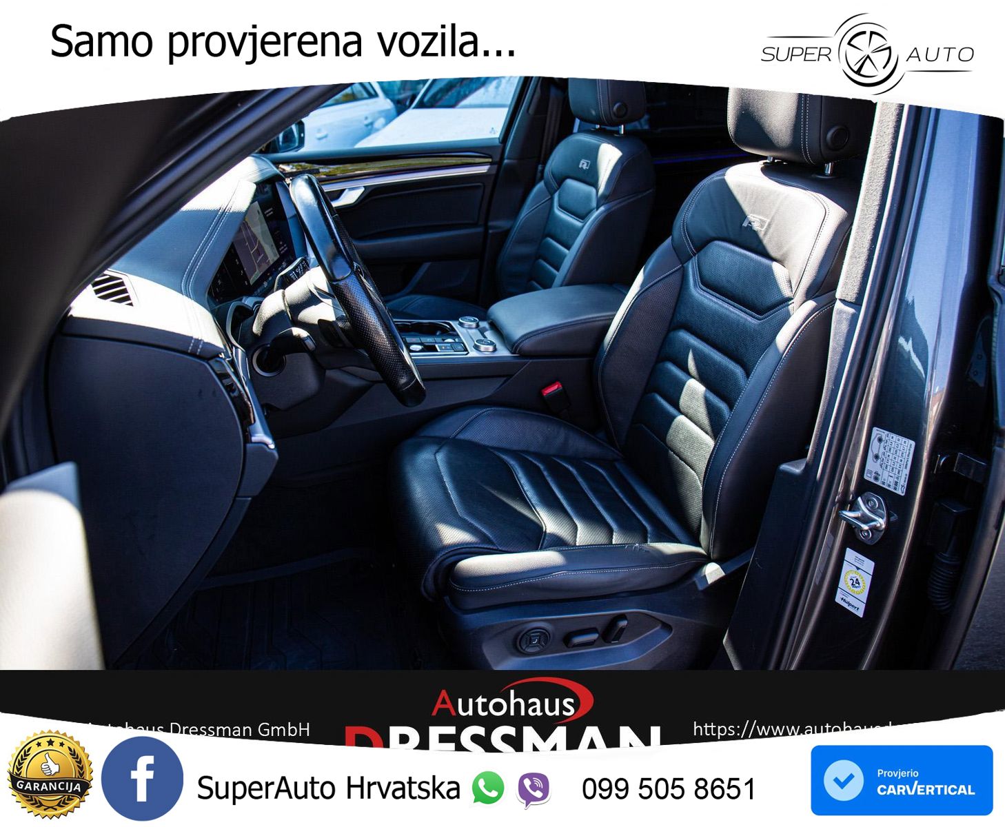 Volkswagen Touareg 3.0 V6 TDI (286 KS) 4MOTION Tiptronic R-Line ZRAČNI+ACC+GR SJED+KAM+PANO