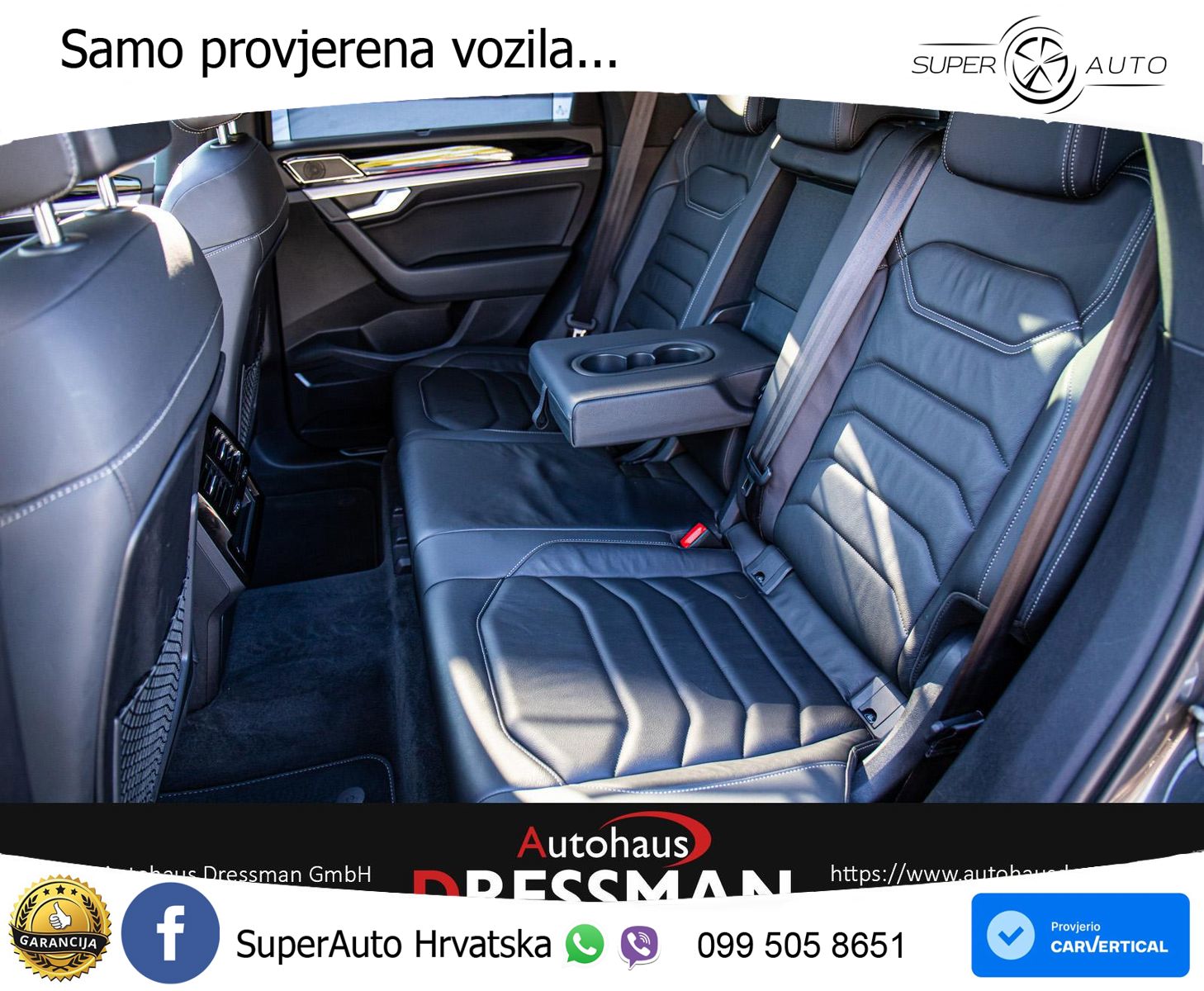 Volkswagen Touareg 3.0 V6 TDI (286 KS) 4MOTION Tiptronic R-Line ZRAČNI+ACC+GR SJED+KAM+PANO