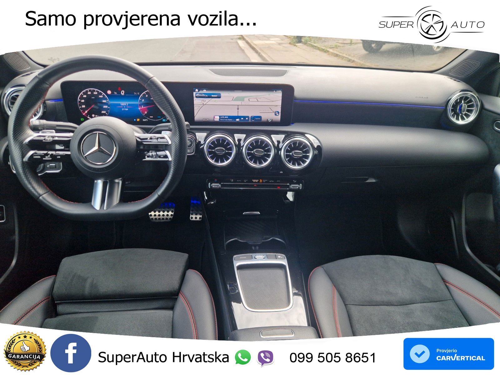 Mercedes-Benz A 200 7G-DCT AMG LED+GR SJED+ACC