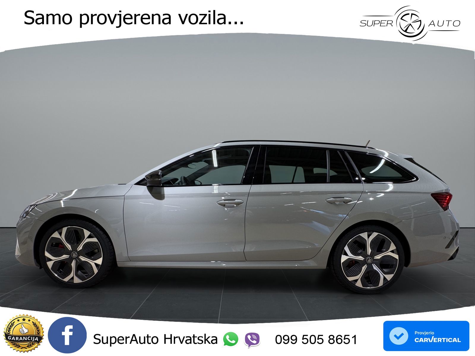 Škoda Octavia Combi RS 2.0 TSI (265 KS) DSG Lounge MATRIX+GR SJED+KAM