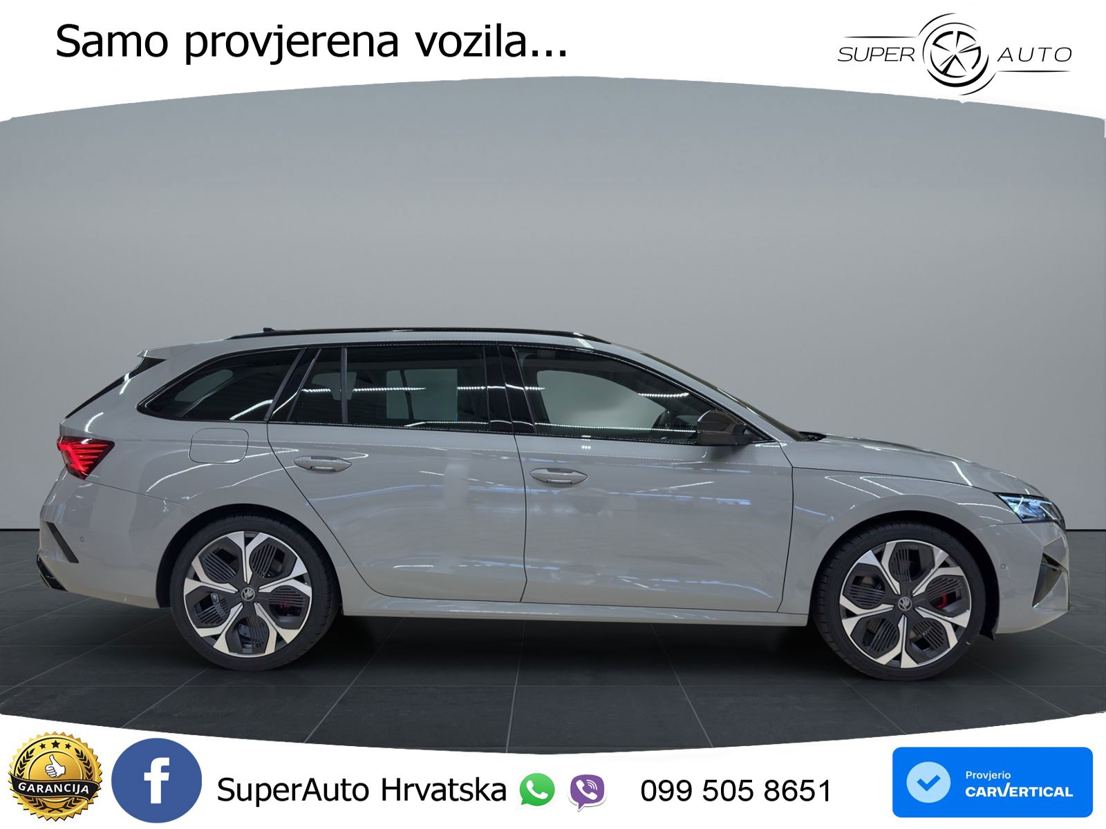 Škoda Octavia Combi RS 2.0 TSI (265 KS) DSG Lounge MATRIX+GR SJED+KAM