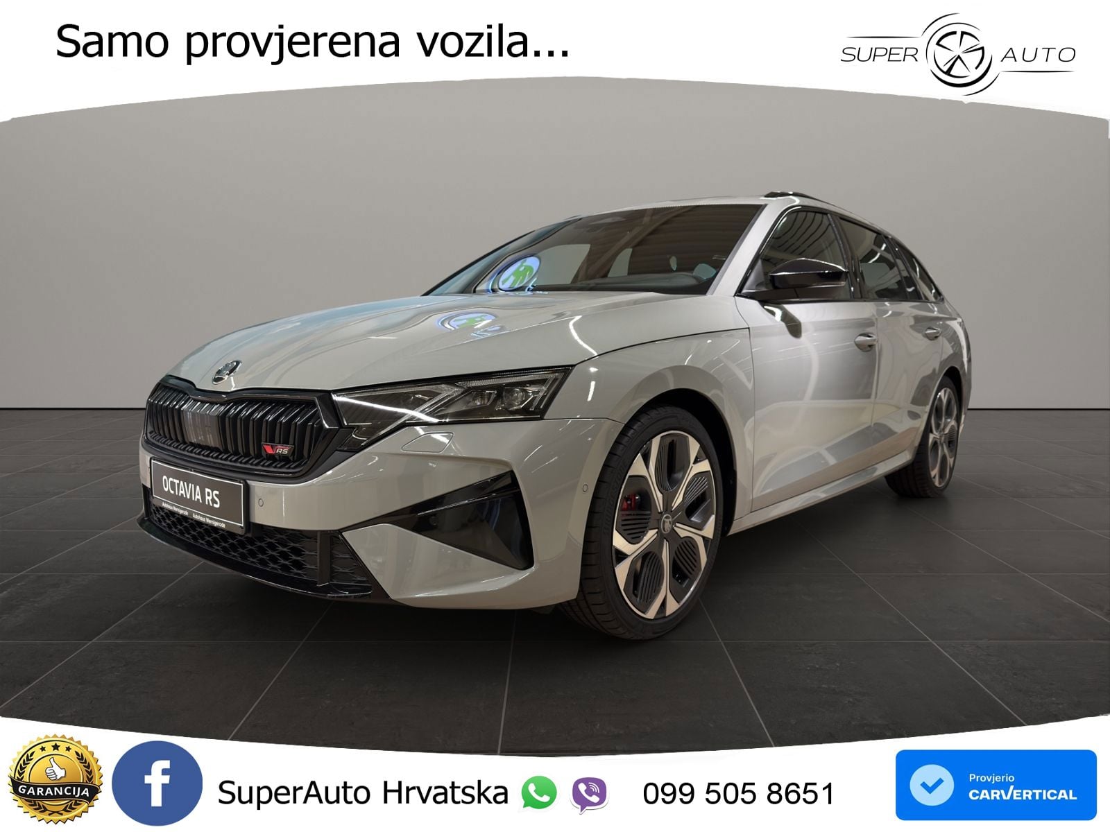 Škoda Octavia Combi RS 2.0 TSI (265 KS) DSG Lounge MATRIX+GR SJED+KAM