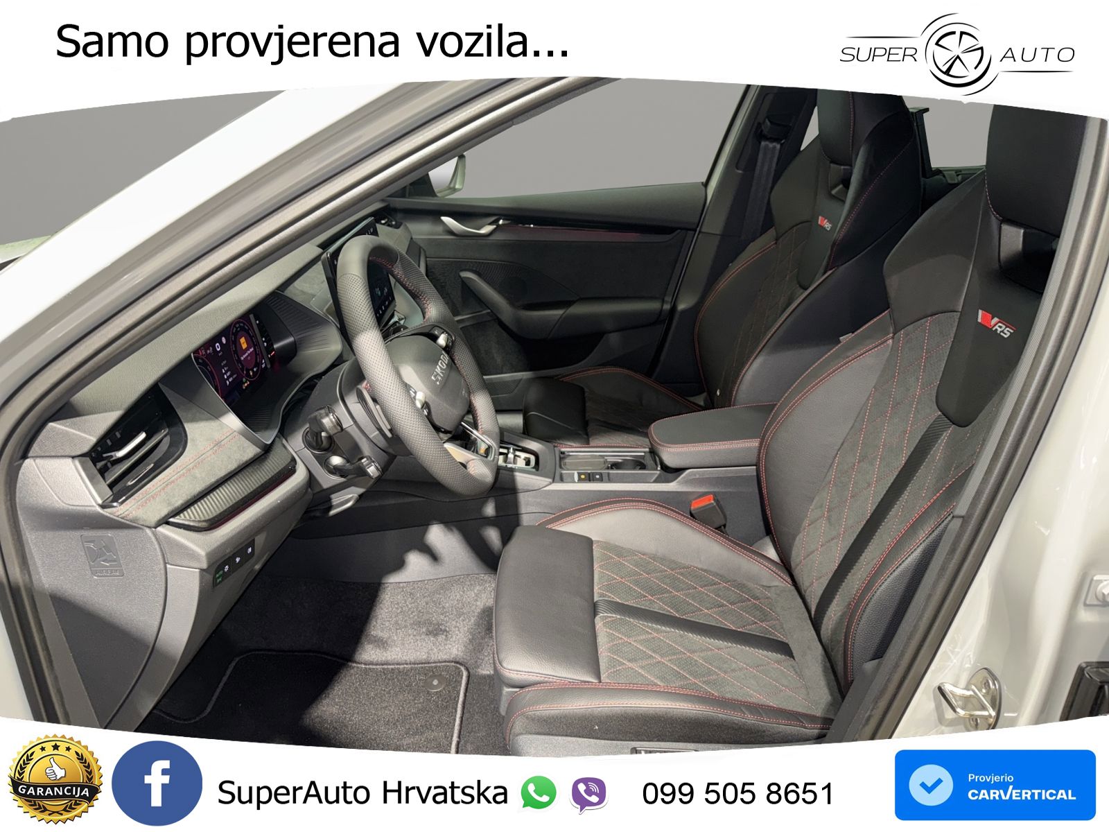Škoda Octavia Combi RS 2.0 TSI (265 KS) DSG Lounge MATRIX+GR SJED+KAM