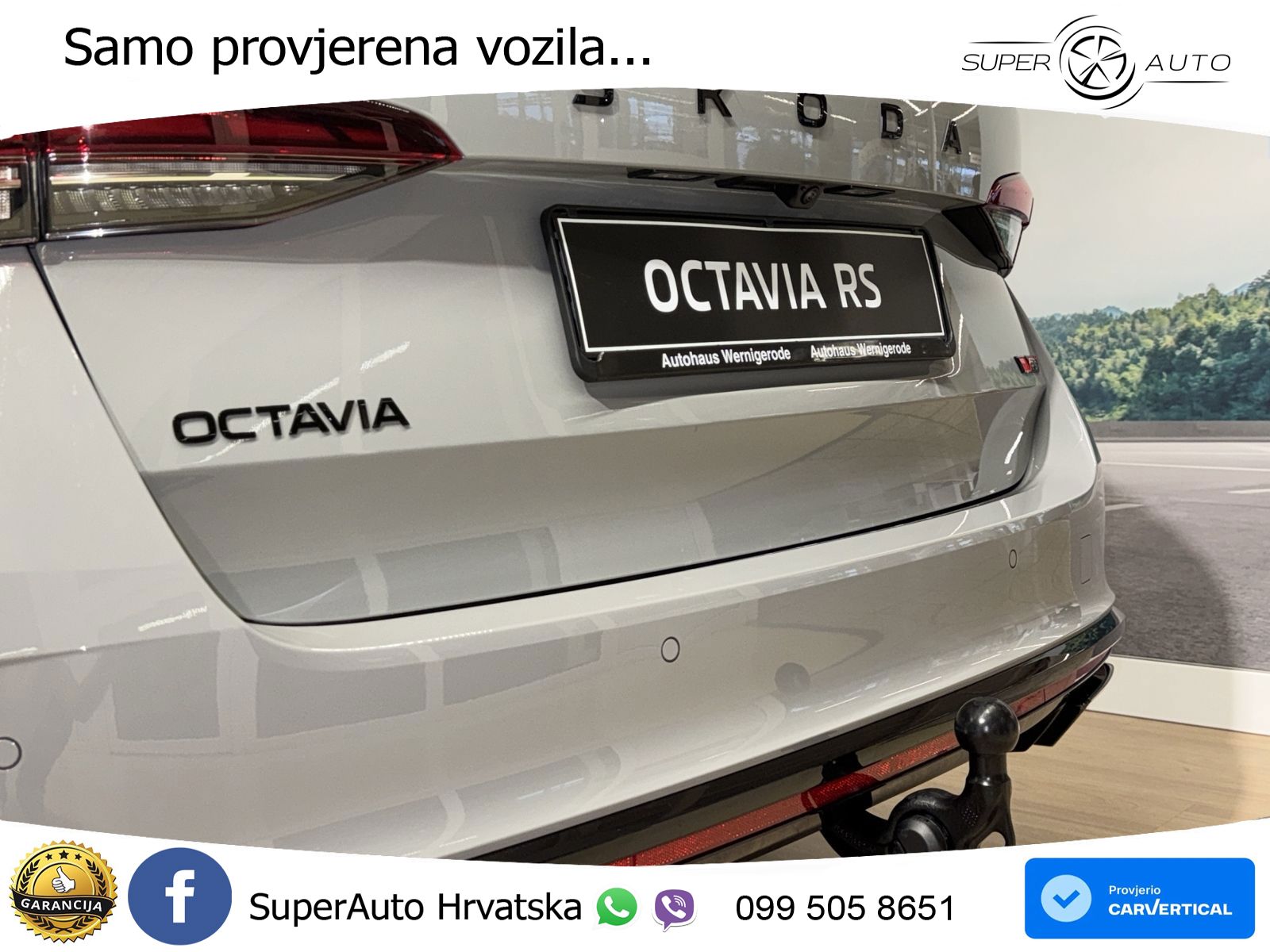 Škoda Octavia Combi RS 2.0 TSI (265 KS) DSG Lounge MATRIX+GR SJED+KAM