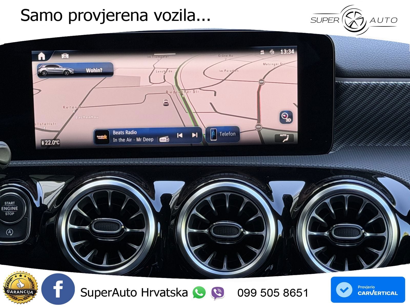 Mercedes-Benz A 220d 8G-DCT LED+GR SJED+ACC