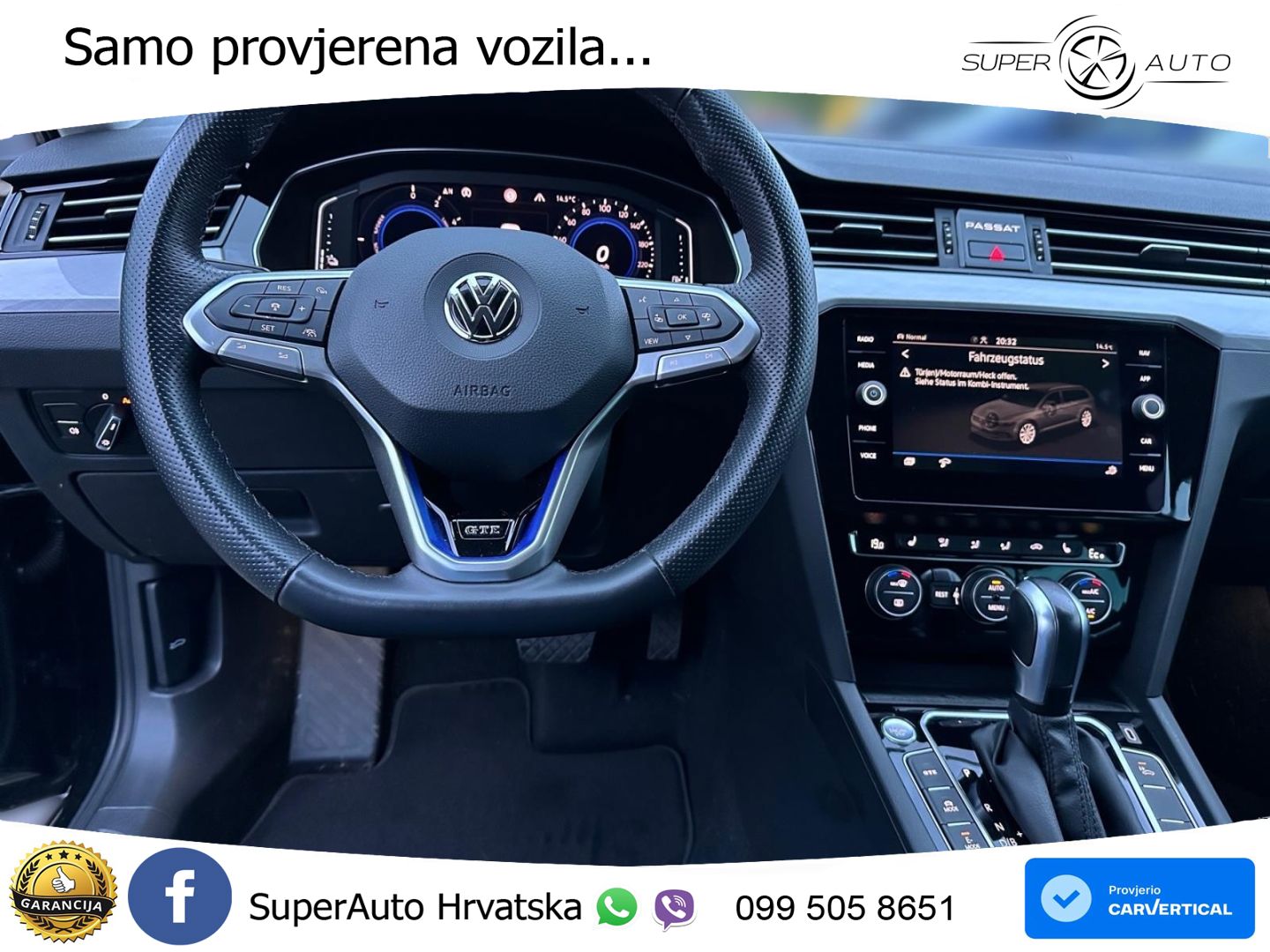 Volkswagen Passat Variant GTE 1.4 TSI (218 KS) DSG LED+GR SJED+ACC