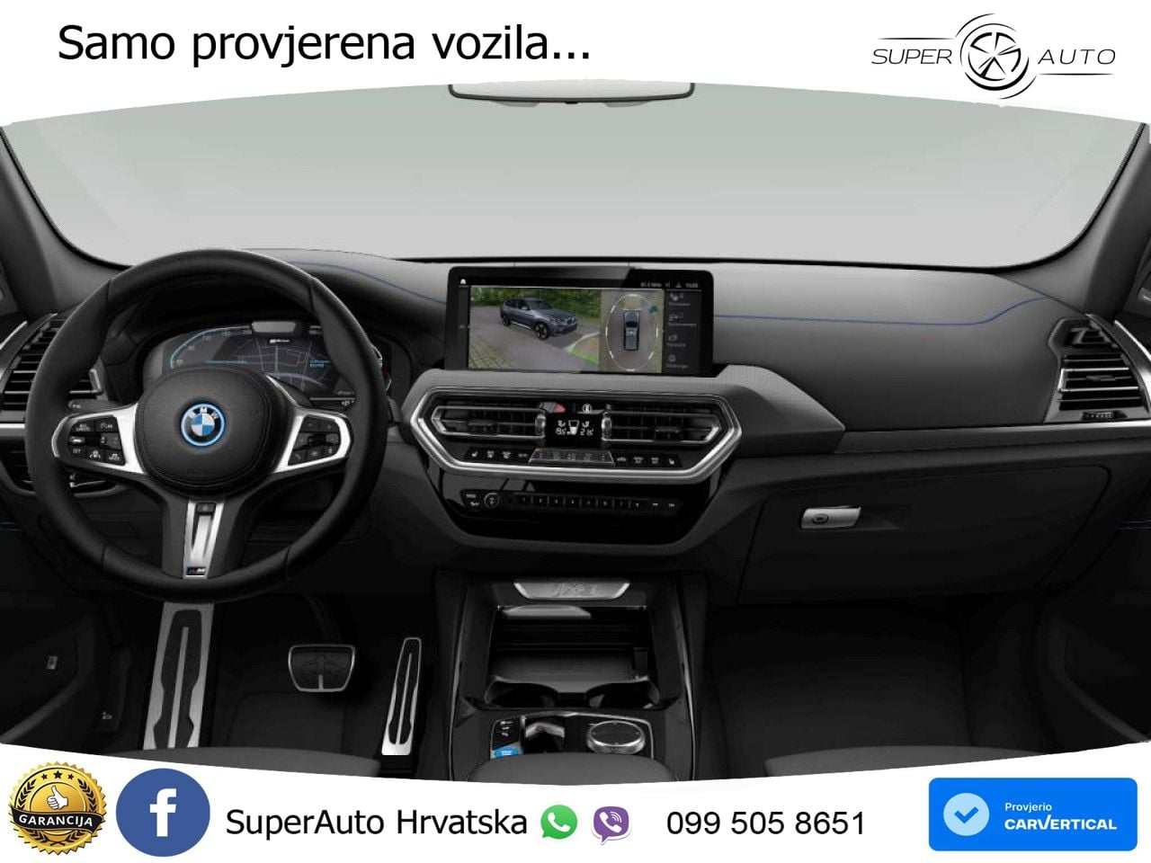 BMW iX3 80 kWh (286 KS) ACC+HEAD+GR SJED+360+PANO