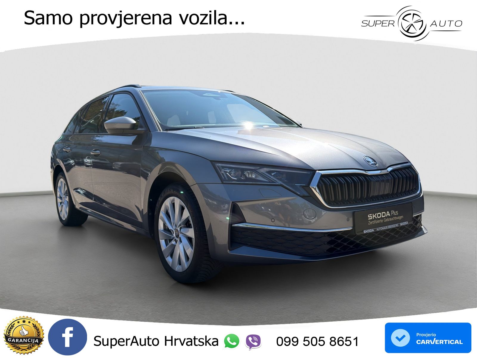 Škoda Octavia Combi 1.5 TSI (150 KS) DSG LED+GR SJED+ACC