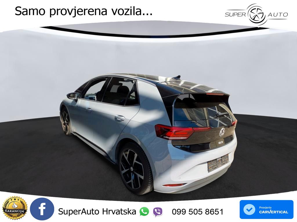 Volkswagen ID.3 Pro 62 kWh (204 KS) LED+GR SJED+ACC
