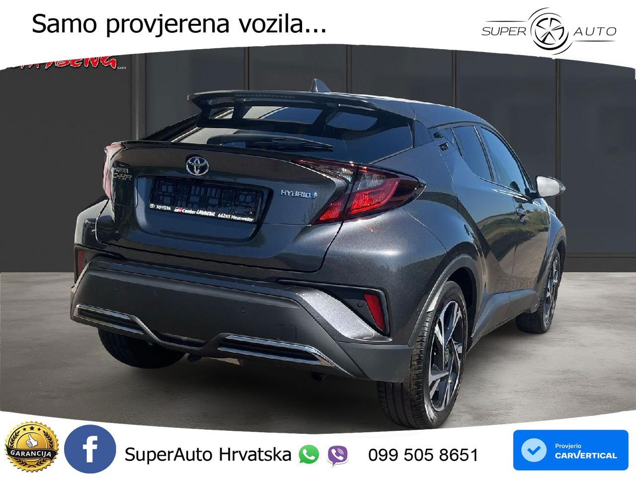 Toyota C-HR 2.0 (184 KS) Hybrid e-CVT Team D LED+GR SJED+ACC
