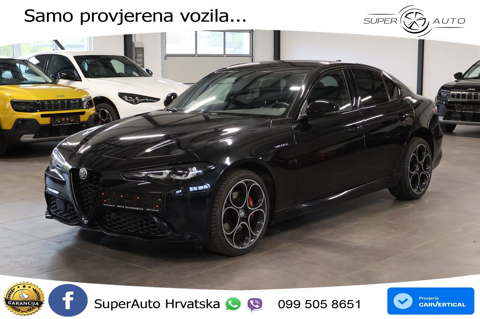 Alfa Romeo Giulia 2.0 Turbo (280 KS) Q4 Automatic MATRIX+GR SJED+KAM