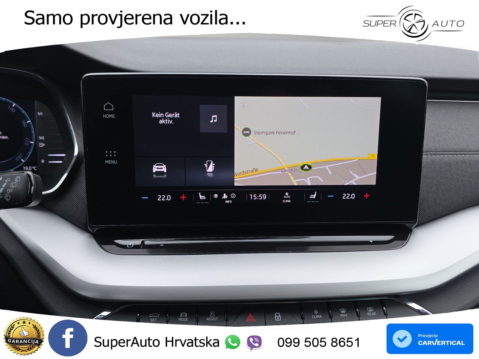 Škoda Octavia Combi 1.5 TSI (150 KS) LED+GR SJED+ACC
