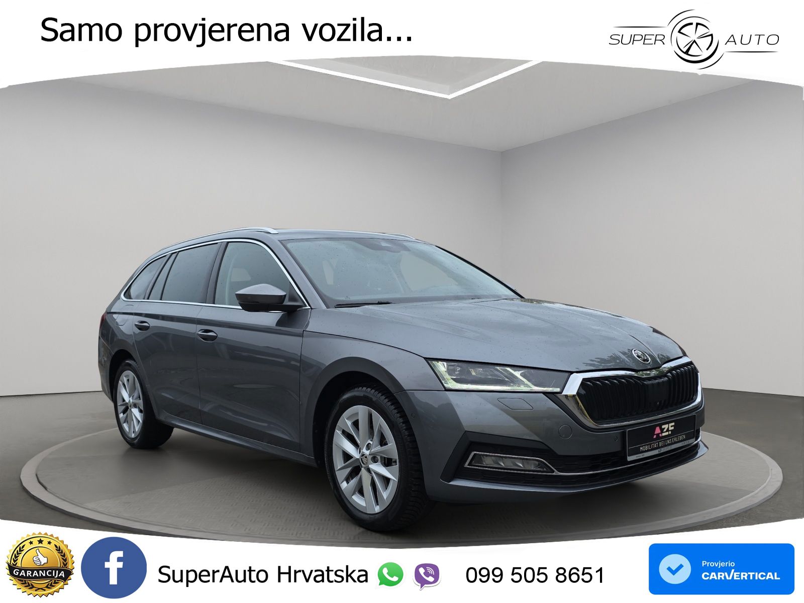 Škoda Octavia Combi 1.5 TSI (150 KS) LED+GR SJED+ACC