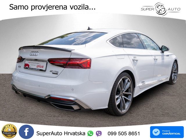 Audi A5 Sportback 40 TDI (204 KS) quattro S tronic S line LED+GR SJED+ACC