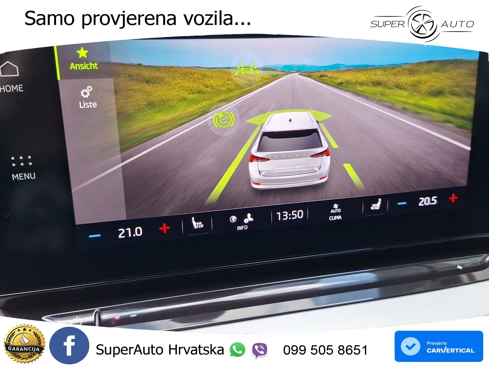 Škoda Octavia Combi 1.5 TSI (150 KS) MATRIX+GR SJED+KAM