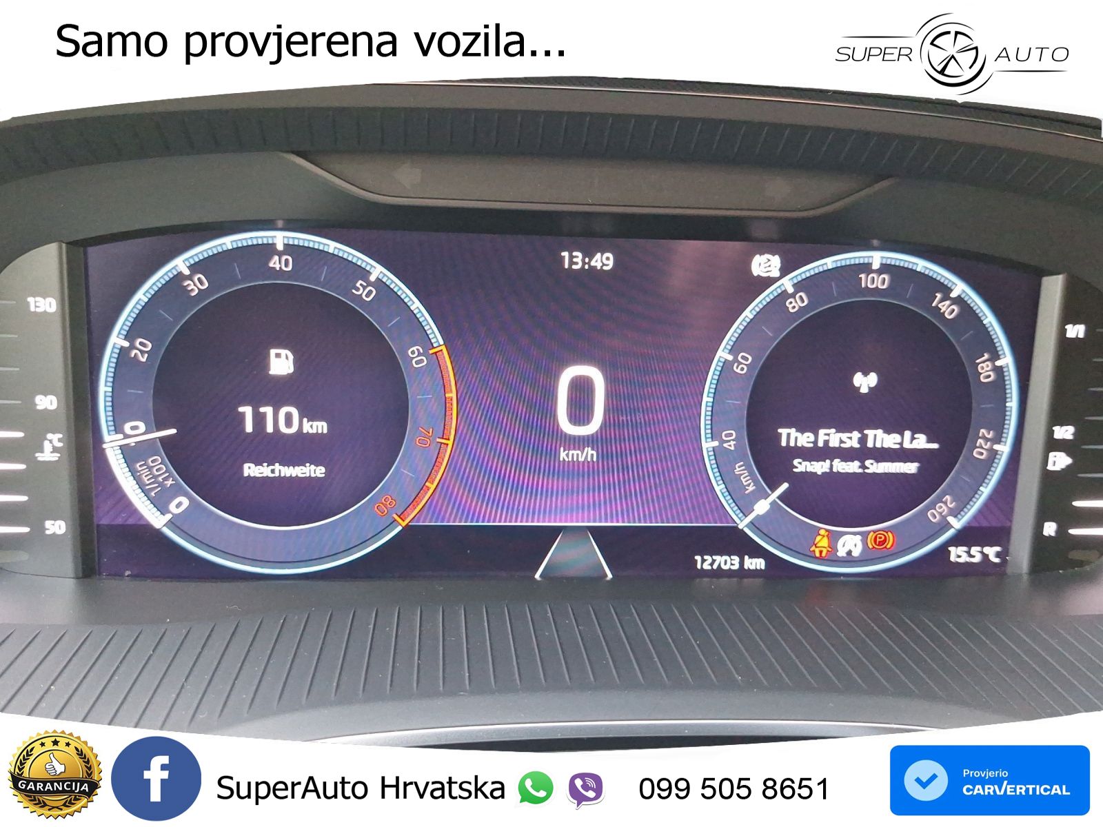 Škoda Octavia Combi 1.5 TSI (150 KS) MATRIX+GR SJED+KAM