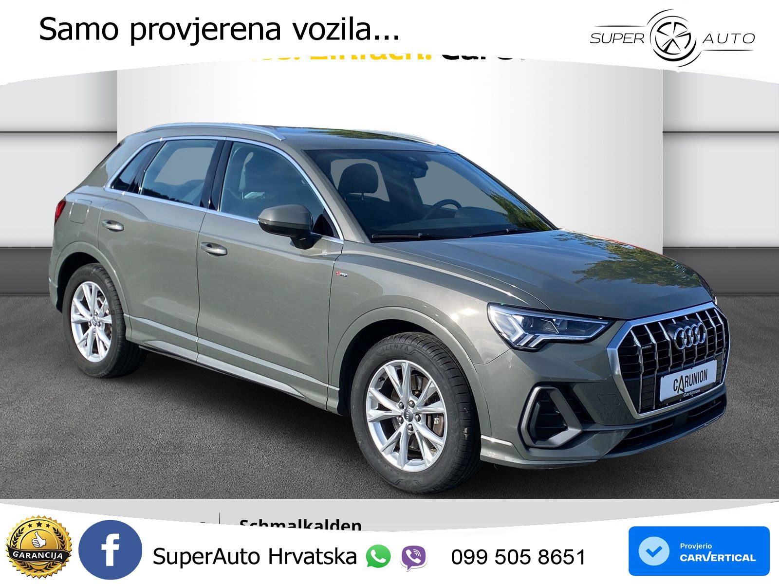 Audi Q3 40 TFSI (190 KS) quattro S tronic S line LED+GR SJED+ACC