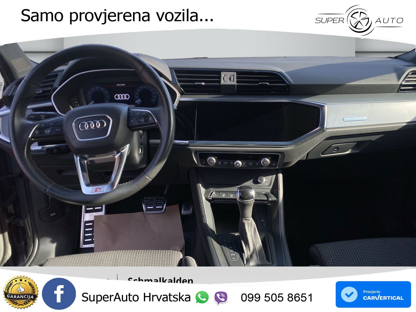 Audi Q3 40 TFSI (190 KS) quattro S tronic S line LED+GR SJED+ACC