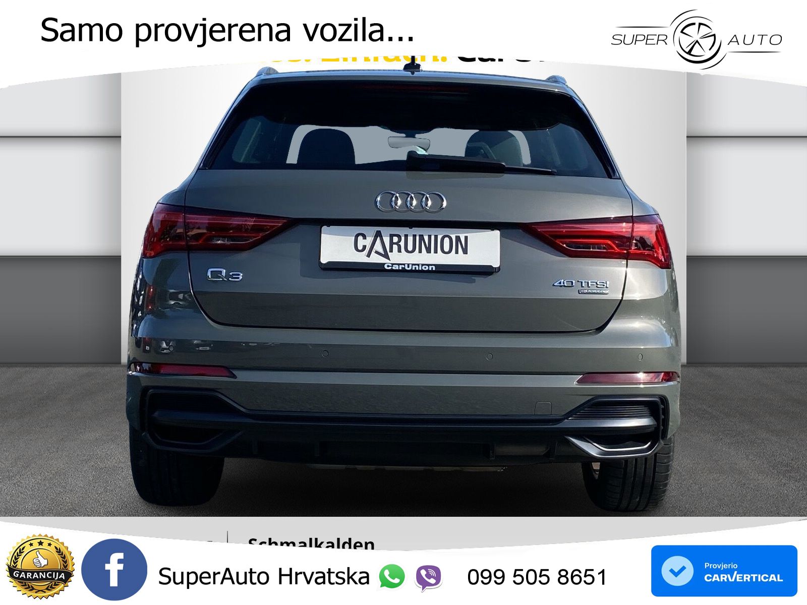 Audi Q3 40 TFSI (190 KS) quattro S tronic S line LED+GR SJED+ACC