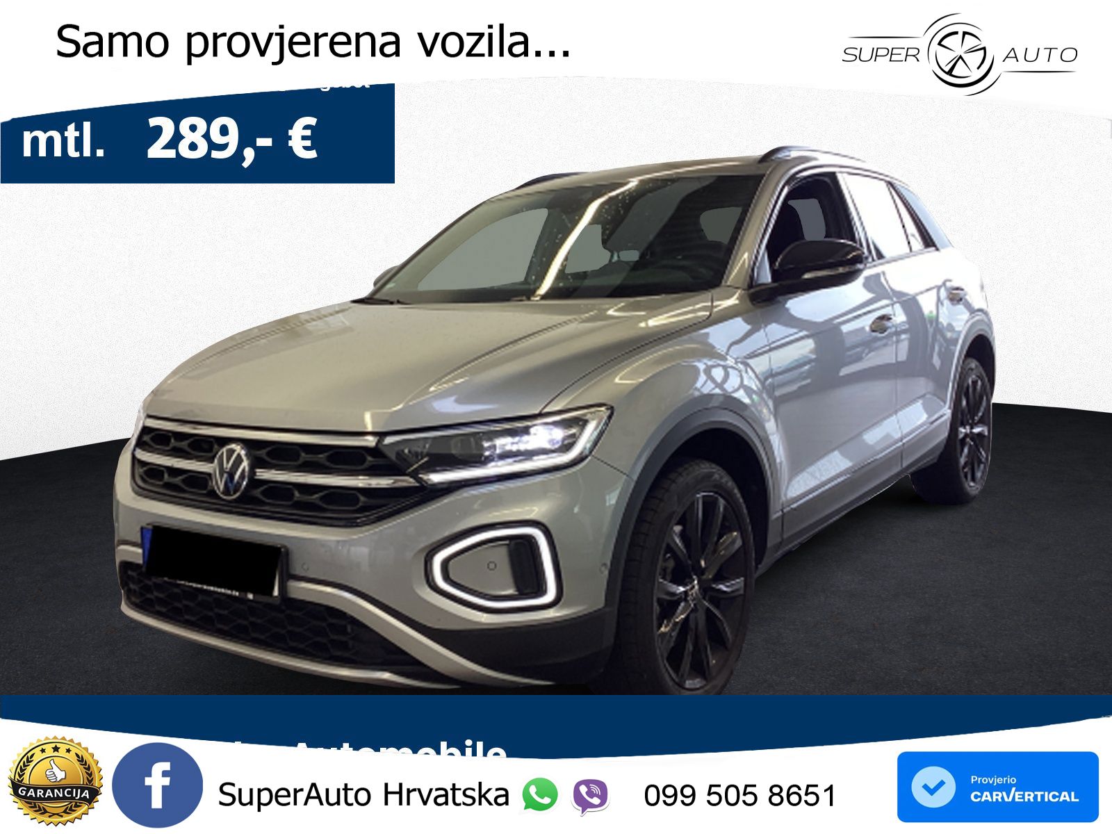 Volkswagen T-Roc 1.5 TSI (150 KS) DSG LED+GR SJED+ACC