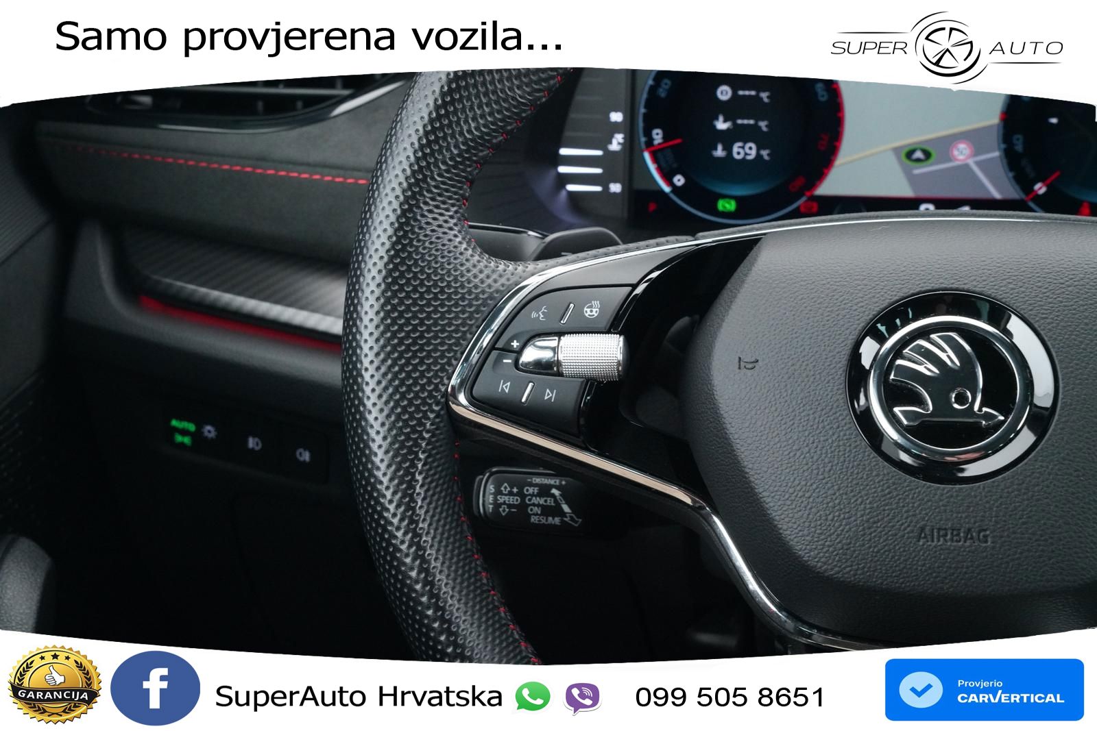 Škoda Octavia Combi RS 2.0 TSI (245 KS) DSG MATRIX+GR SJED+KAM
