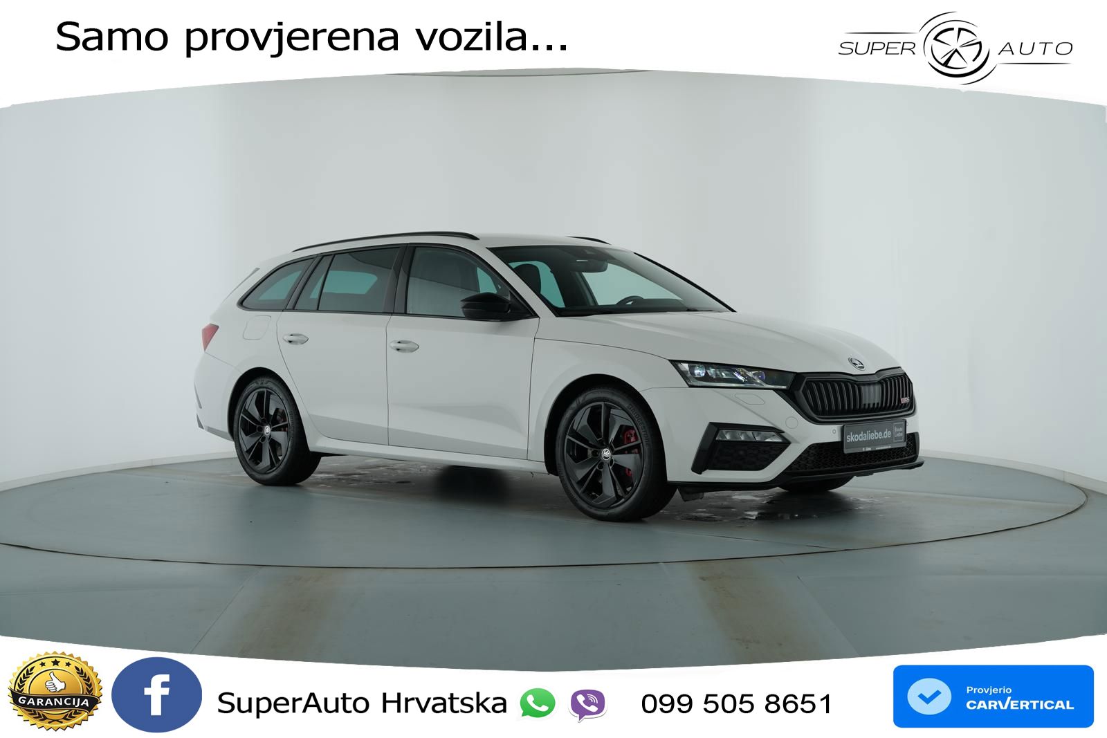Škoda Octavia Combi RS 2.0 TSI (245 KS) DSG MATRIX+GR SJED+KAM