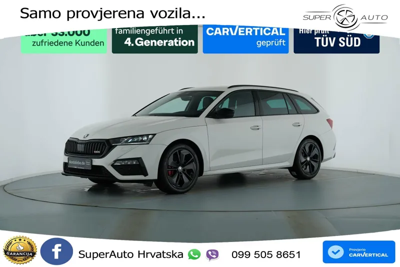 Škoda Octavia Combi RS 2.0 TSI (245 KS) DSG MATRIX+GR SJED+KAM