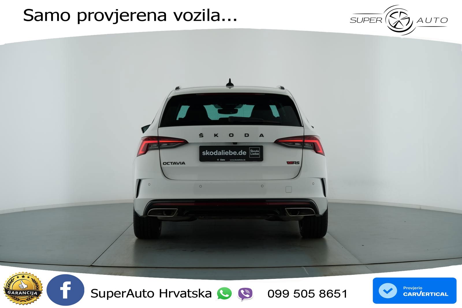 Škoda Octavia Combi RS 2.0 TSI (245 KS) DSG MATRIX+GR SJED+KAM