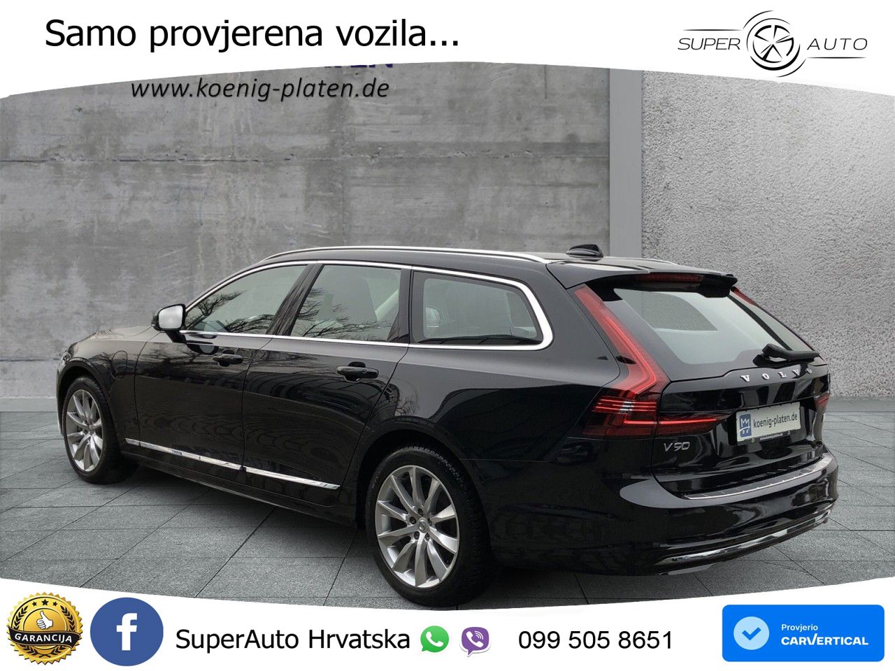 Volvo V90 Recharge T8 AWD Geartronic LED+GR SJED+ACC