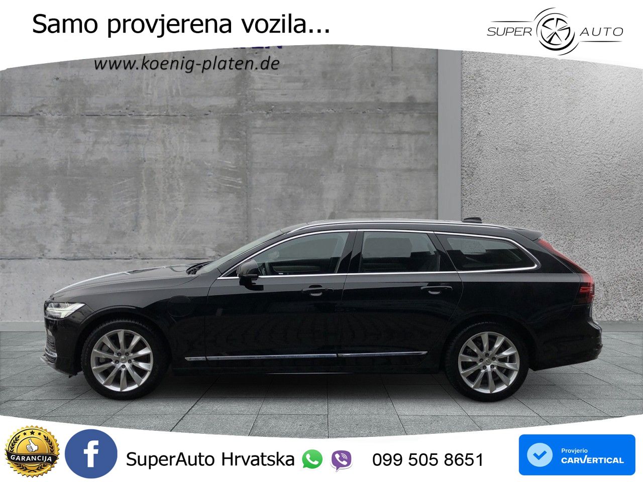 Volvo V90 Recharge T8 AWD Geartronic LED+GR SJED+ACC