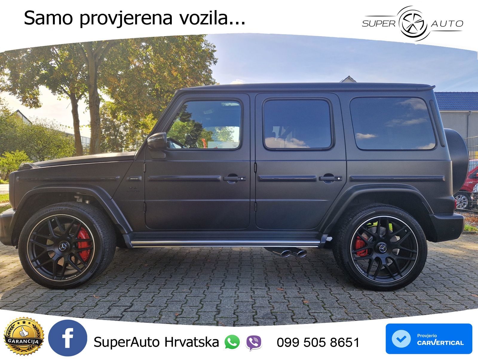 Mercedes AMG G 63 Long V8 (585 KS) 4MATIC 9G-TRONIC AMG SPEEDSHIFT PLUS LED+GR SJED+ACC