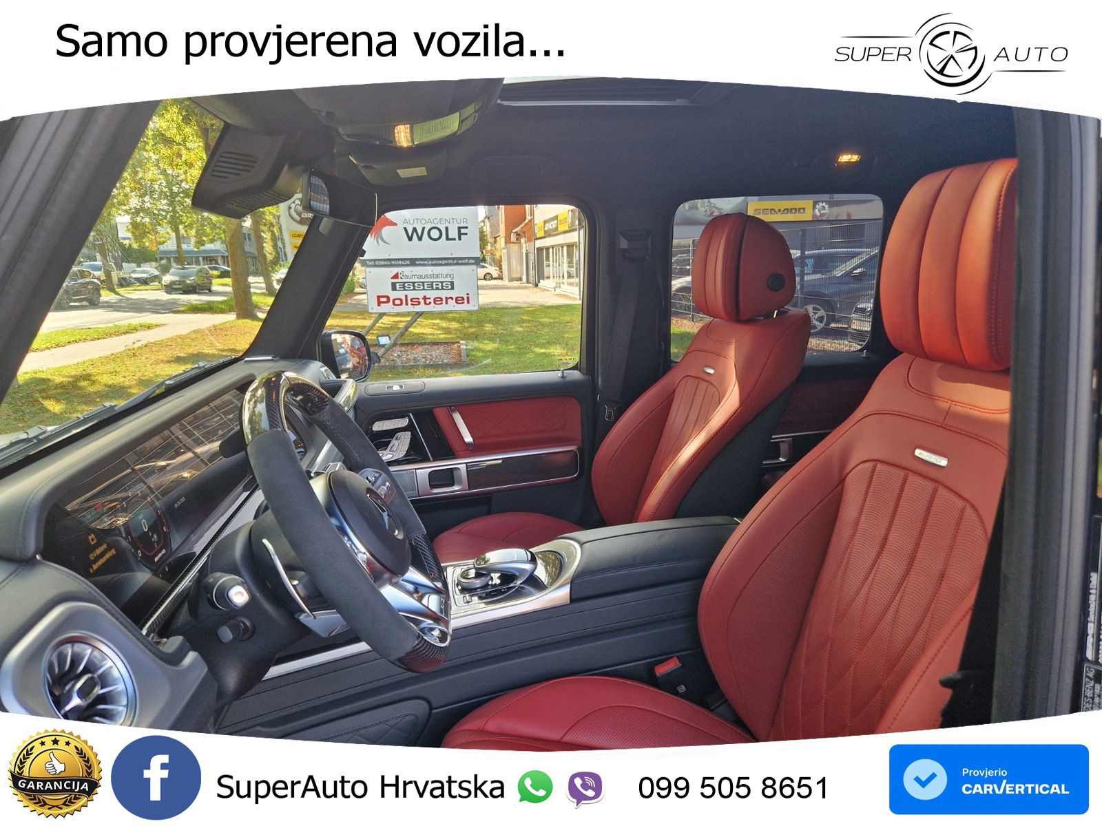 Mercedes AMG G 63 Long V8 (585 KS) 4MATIC 9G-TRONIC AMG SPEEDSHIFT PLUS LED+GR SJED+ACC