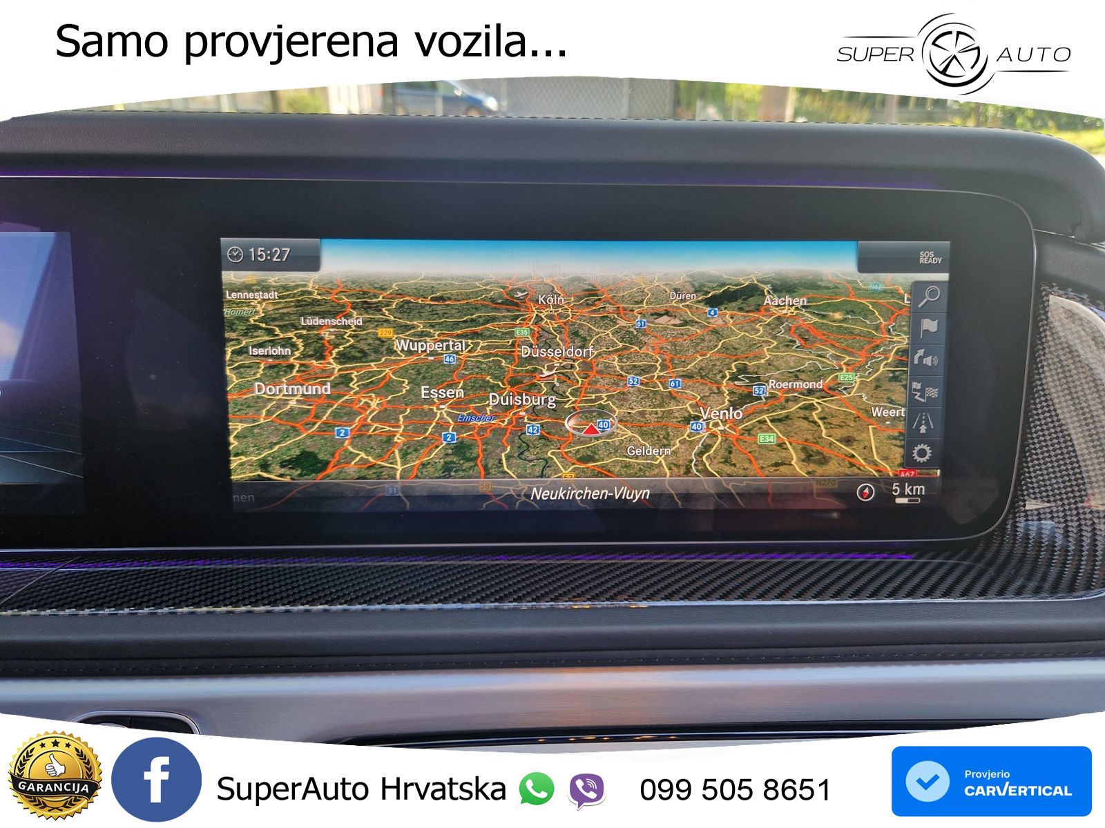Mercedes AMG G 63 Long V8 (585 KS) 4MATIC 9G-TRONIC AMG SPEEDSHIFT PLUS LED+GR SJED+ACC