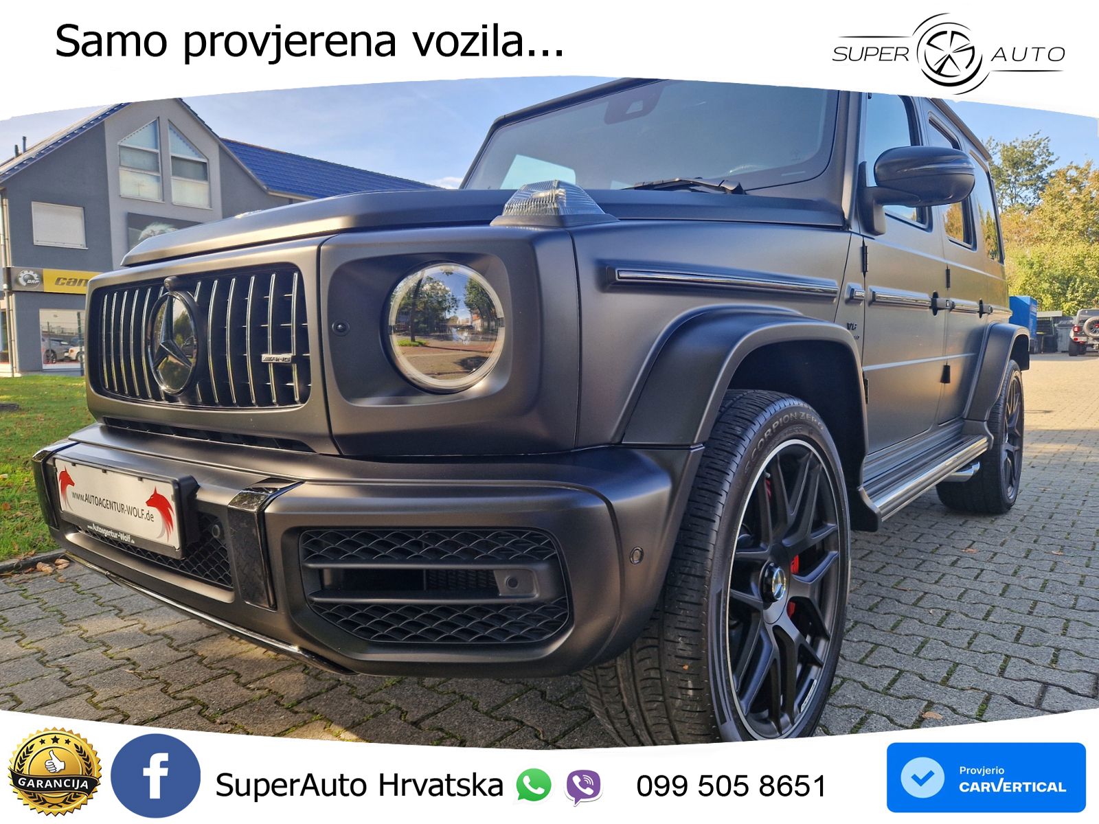 Mercedes AMG G 63 Long V8 (585 KS) 4MATIC 9G-TRONIC AMG SPEEDSHIFT PLUS LED+GR SJED+ACC