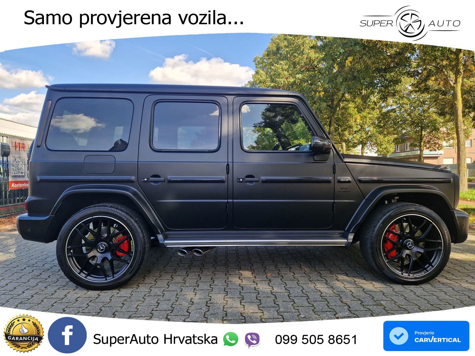 Mercedes AMG G 63 Long V8 (585 KS) 4MATIC 9G-TRONIC AMG SPEEDSHIFT PLUS LED+GR SJED+ACC