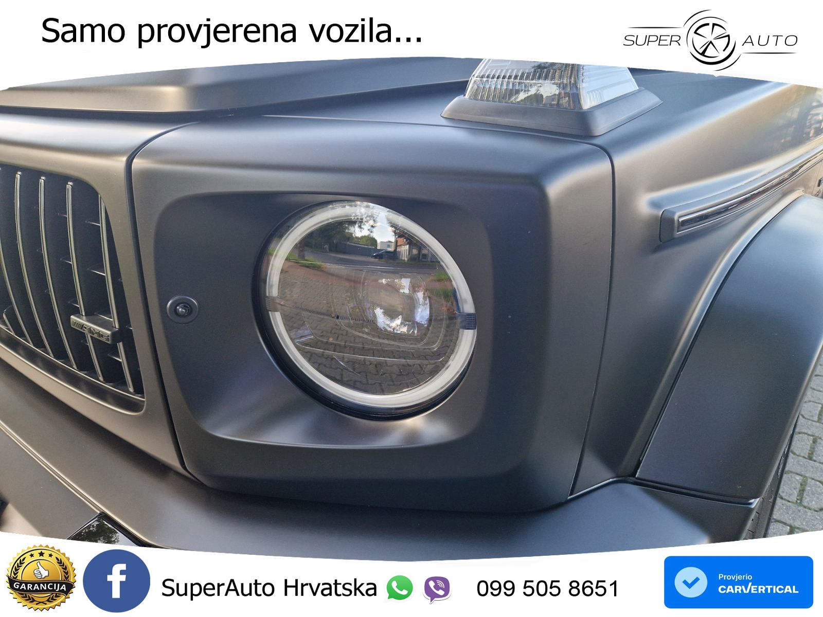 Mercedes AMG G 63 Long V8 (585 KS) 4MATIC 9G-TRONIC AMG SPEEDSHIFT PLUS LED+GR SJED+ACC