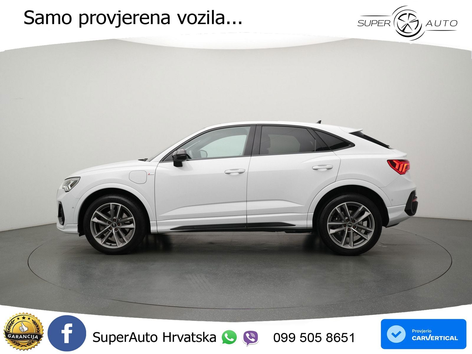 Audi Q3 Sportback 45 TFSIe (245 KS) S tronic S line LED+GR SJED+ACC