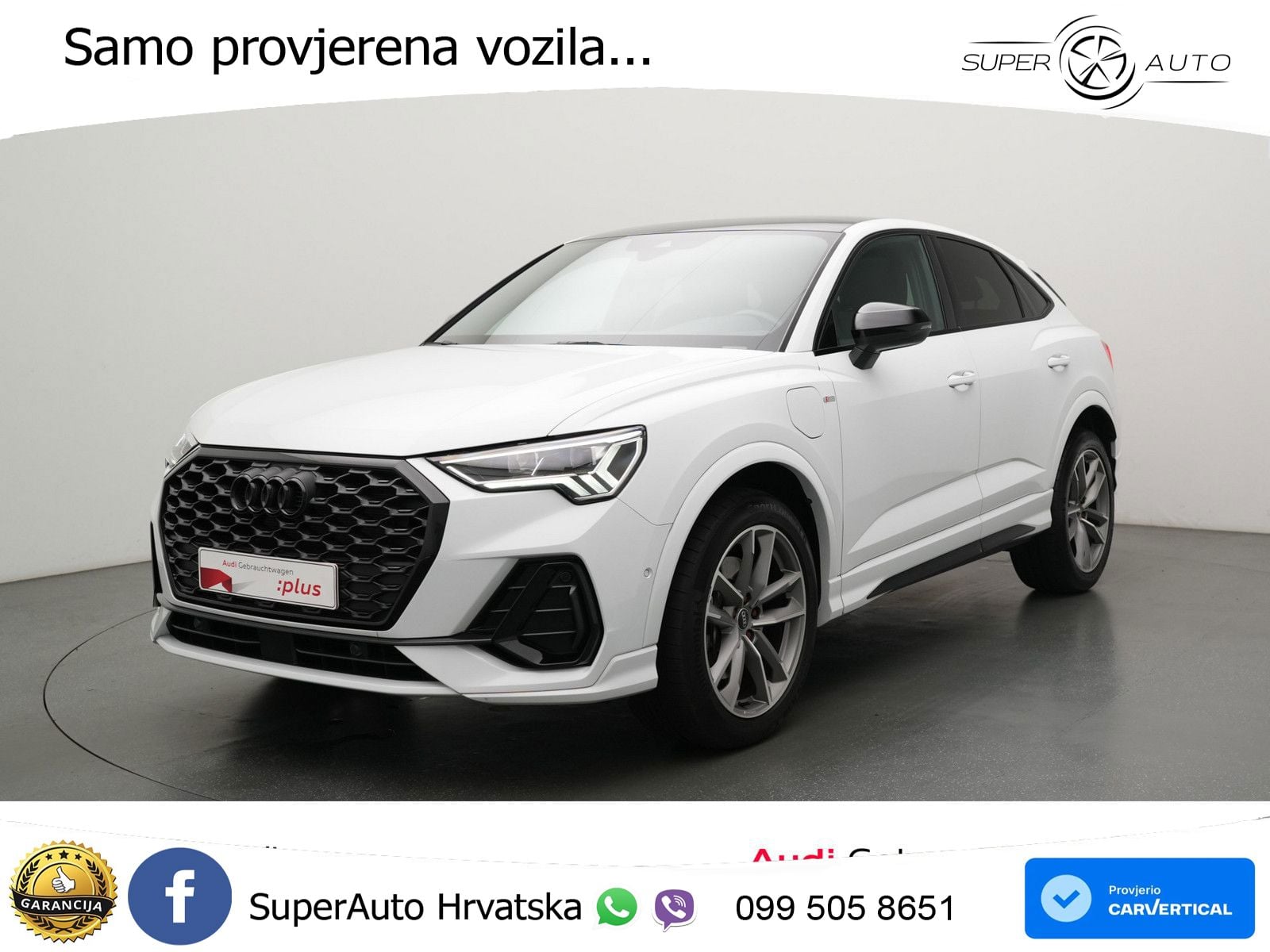 Audi Q3 Sportback 45 TFSIe (245 KS) S tronic S line LED+GR SJED+ACC