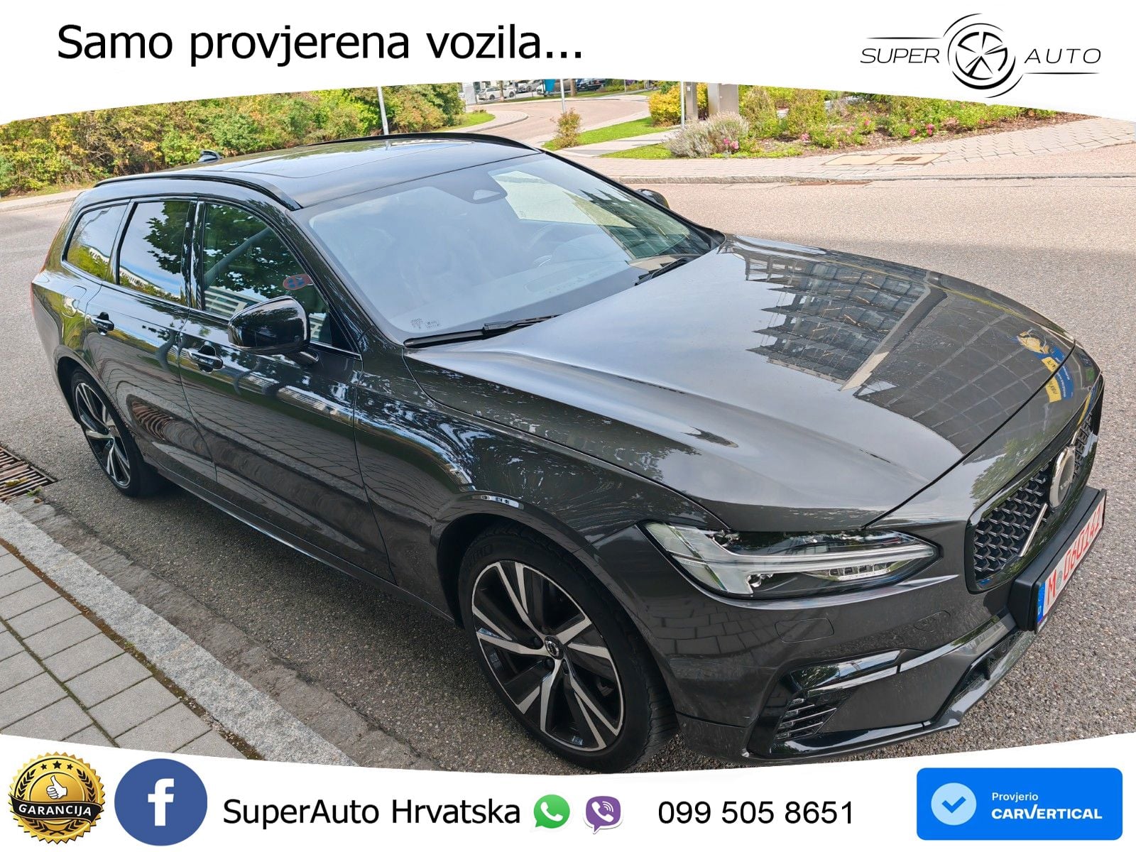 Volvo V90 Recharge T6 AWD Geartronic LED+GR SJED+ACC