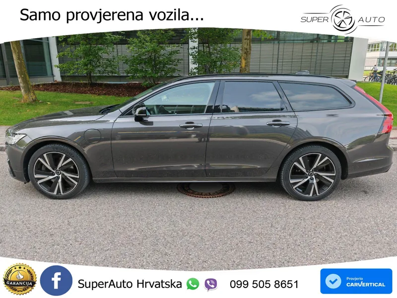 Volvo V90 Recharge T6 AWD Geartronic LED+GR SJED+ACC