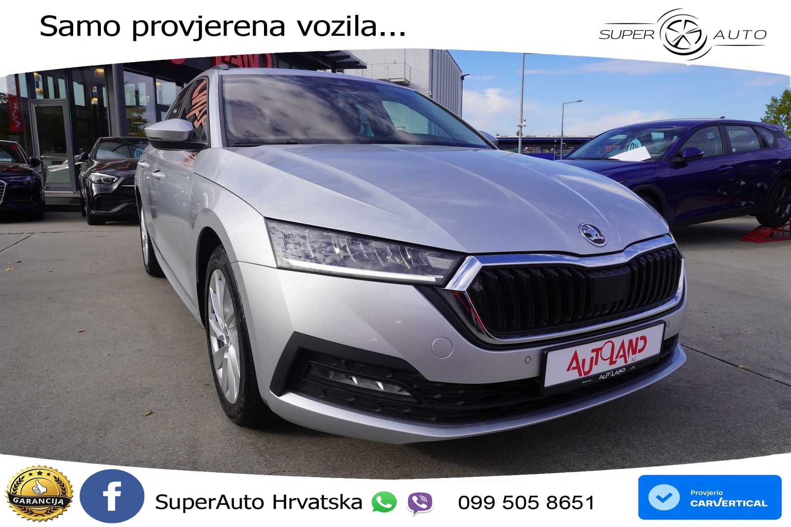 Škoda Octavia Combi 1.5 TSI (150 KS) DSG LED+GR SJED+ACC