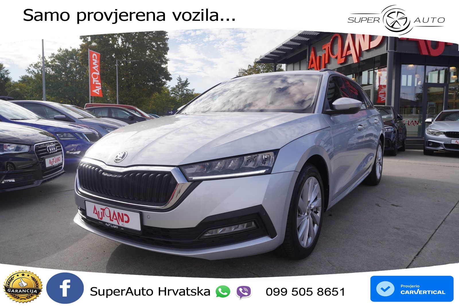 Škoda Octavia Combi 1.5 TSI (150 KS) DSG LED+GR SJED+ACC