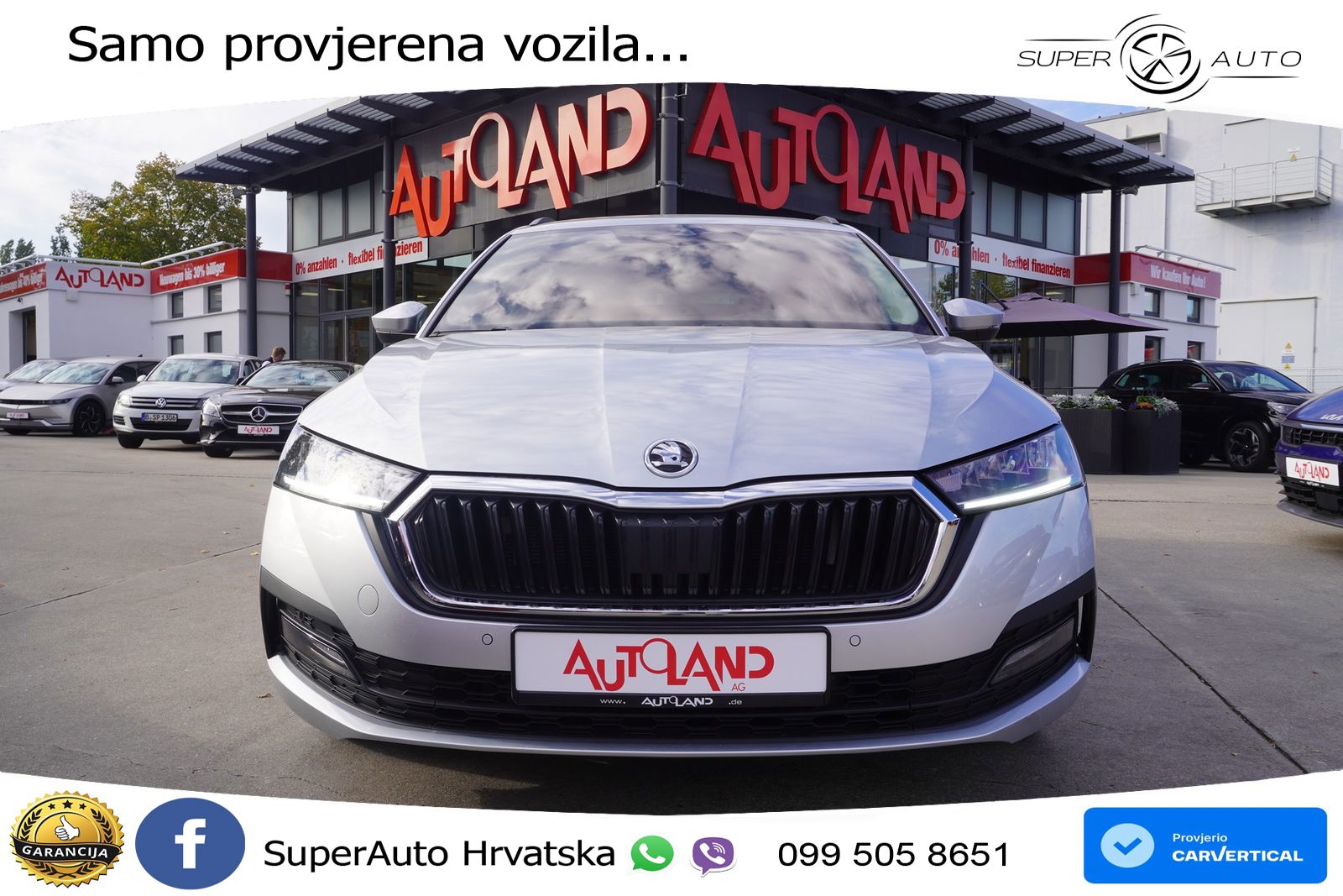 Škoda Octavia Combi 1.5 TSI (150 KS) DSG LED+GR SJED+ACC