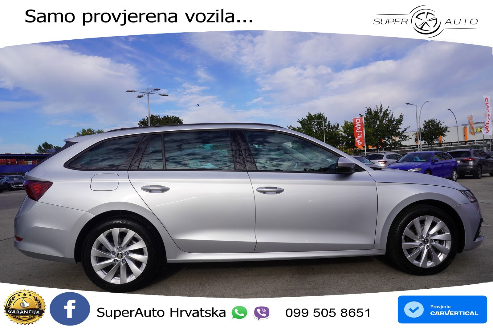 Škoda Octavia Combi 1.5 TSI (150 KS) DSG LED+GR SJED+ACC