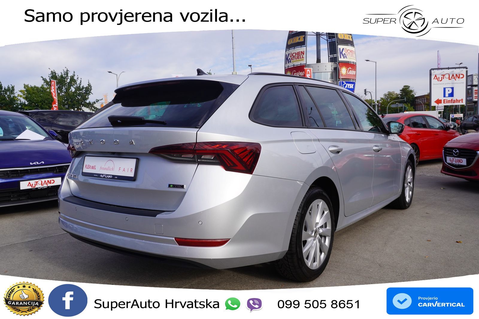 Škoda Octavia Combi 1.5 TSI (150 KS) DSG LED+GR SJED+ACC