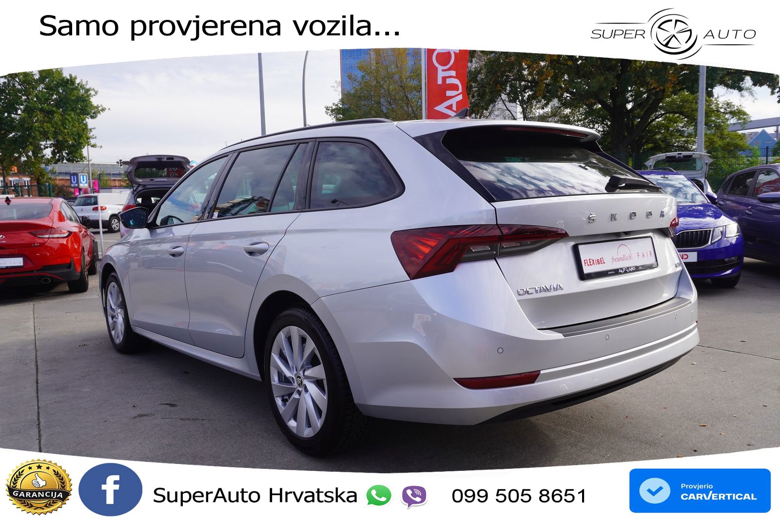 Škoda Octavia Combi 1.5 TSI (150 KS) DSG LED+GR SJED+ACC