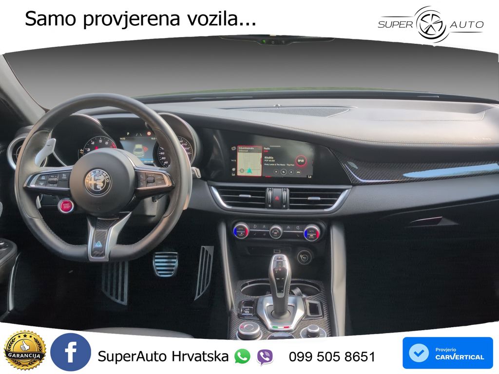 Alfa Romeo Giulia Quadrifoglio 2.9 V6 BiTurbo (510 KS) Automatic