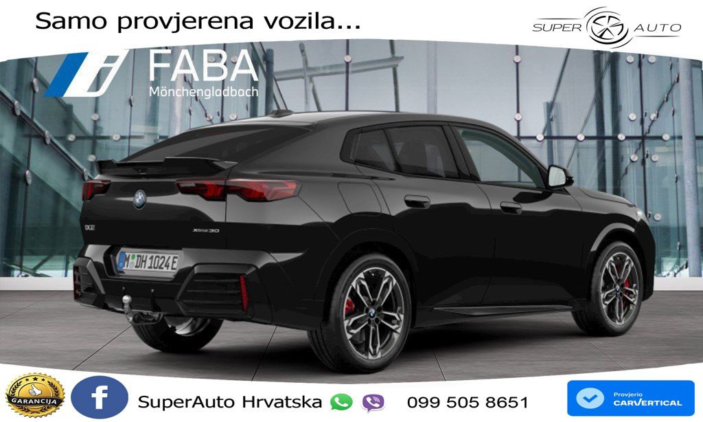 BMW iX2 66.5 kWh (313 KS) xDrive30 M Sport LED+GR SJED+ACC
