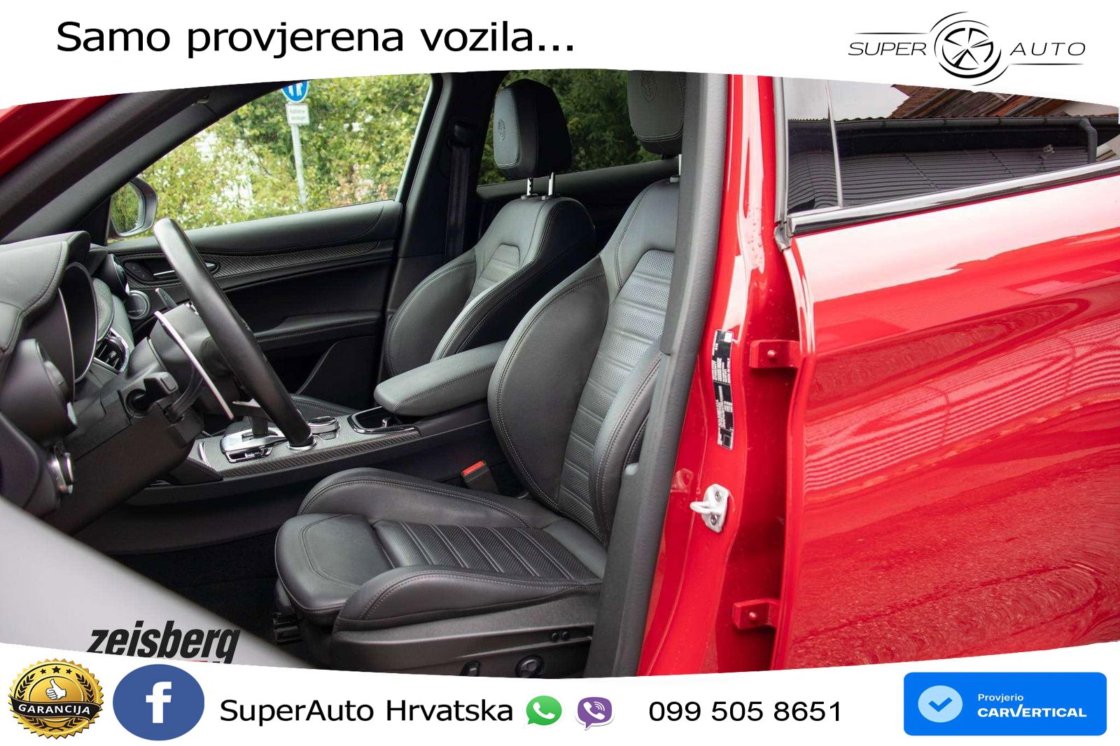 Alfa Romeo Stelvio Quadrifoglio 2.9 V6 Bi-Turbo (520 KS) Q4 Automatic LED+GR SJED+ACC